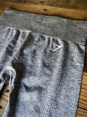 GYMSHARK • Vital Seamless Cropped Leggings 7/8 High Waisted grey medium gymcore
